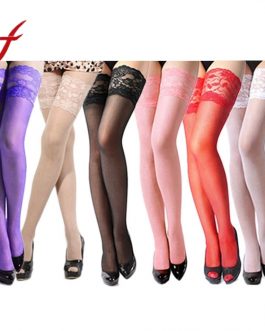 Women’s Sheer Lace Top Stockings
