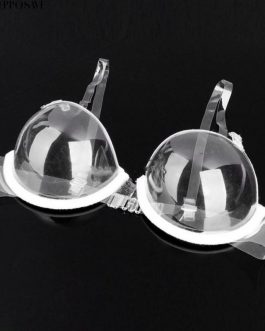 Push Up TPU & PVC Transparent Bra