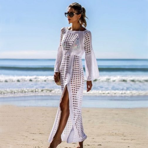 Crochet Tunic Beach Dress Cover-up