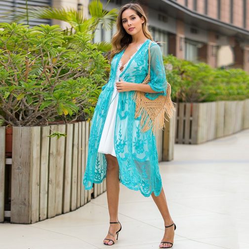 Beach Cover Up Cardigan Swimwear