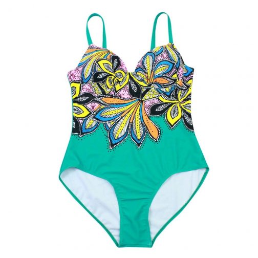 Women's Retro Printed Strap Swimsuit - Image 3