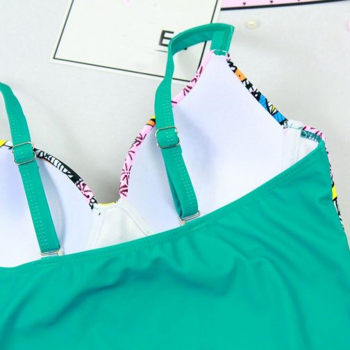Women's Retro Printed Strap Swimsuit - Image 5