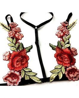 Perspective Embroidered Underwear Set