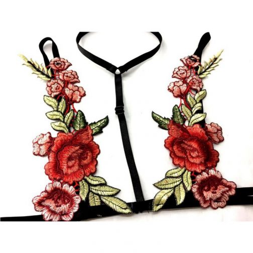Perspective Embroidered Underwear Set - Image 2