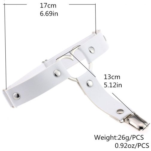 Elasticity Harness Heart Leg Chain Garter - Image 2