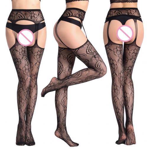 Fashion Lace Stockings Within Garter - Image 2