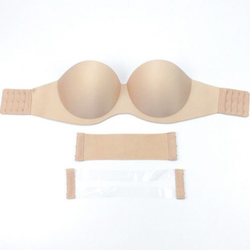 Strapless Half Cup Plunge Bra - Image 4
