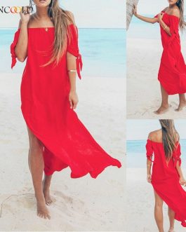 Chiffon Off Shoulder Cover-up