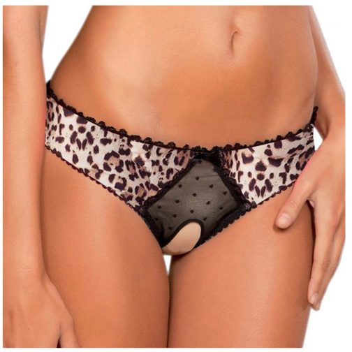 Leopard Sexy Lingerie Erotic Briefs - Image 2
