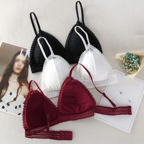 French Style Breathable Frame Less Bra - Image 2