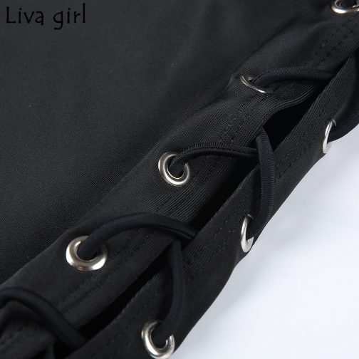 Black Bandage One-Piece Suits - Image 3