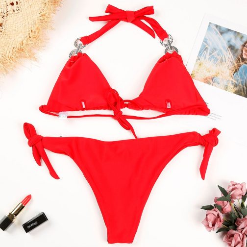 Crystal Bandage Bikini Set - Image 4