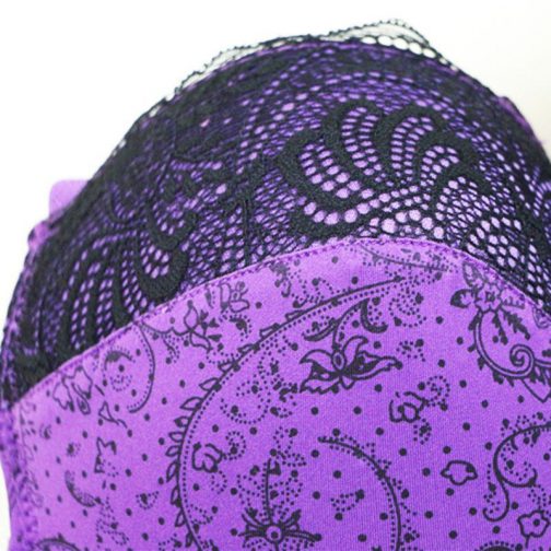 Push Up Bra Lace Underwire Bra & Brief Set - Image 3