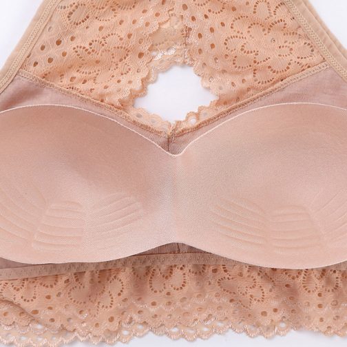 Sexy Lace Hollow Out Intimate Bra - Image 4