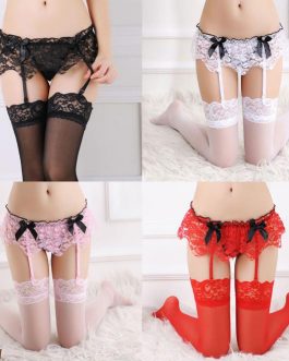 Sexy Lace Garter Belt Stocking G-string Underwear