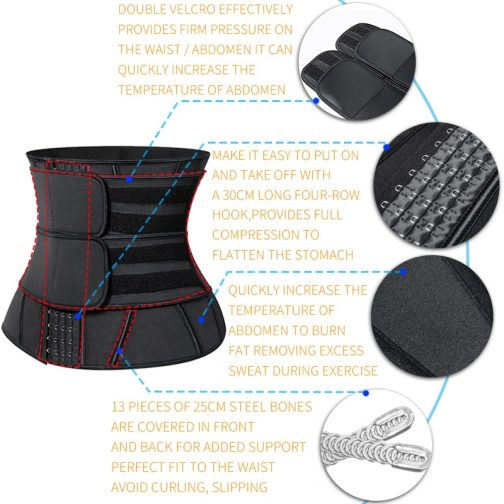 Neoprene Slimming Sheath Tummy Sweat Shapewear - Image 4