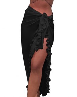 See-Through Wrap Scarf Cover Up