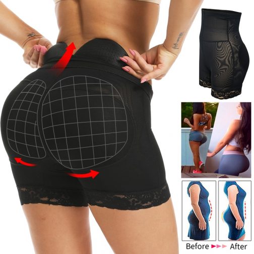 High Waist Lace Butt Lifter Body Shapewear - Image 2