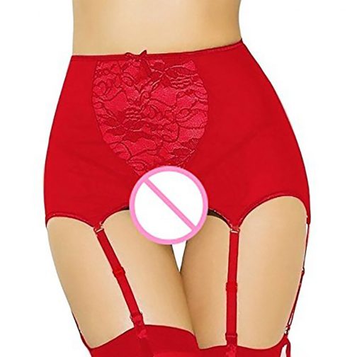 Pantyhose Stockings Lace Garter Belt - Image 2