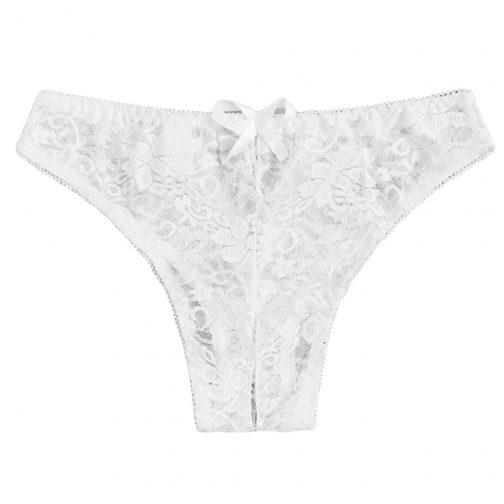 Hot Erotic Open Crotch Porn Lace Brief - Image 2
