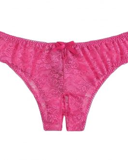 Hot Erotic Open Crotch Porn Lace Brief