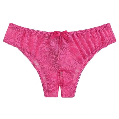 Hot Erotic Open Crotch Porn Lace Brief