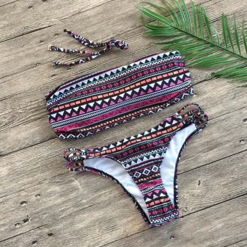 Women's Swimming Suit Printed Pattern - Image 3