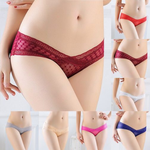 Erotic Cross Mesh Splice Panties